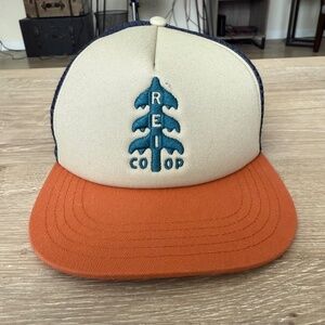 REI Co-op Tree Logo Snapback Trucker Hat